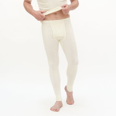 Men's 100% organic cotton long johns