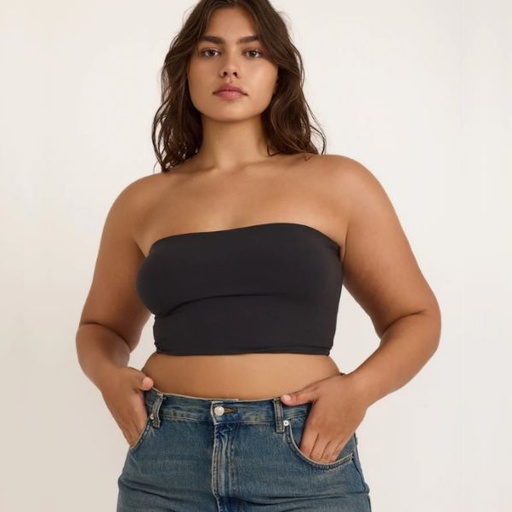 Organic cotton bandeau top