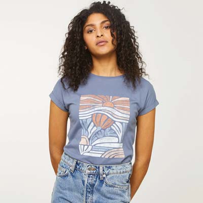 Camiseta algodón orgánico 100% CAYENNE - TALLA XS