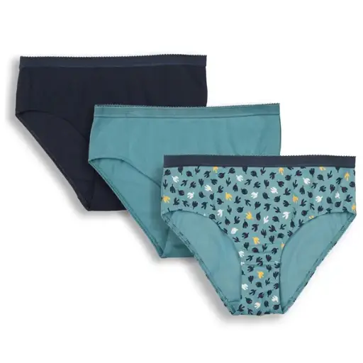 Pack 3 bragas de algodón orgánico mujer POLLY – Living Crafts