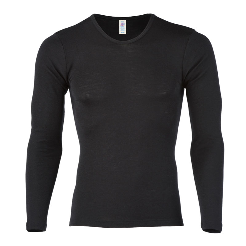 Ropa interior térmica para hombre: camiseta de manga corta, lana de merino  orgánica de seda