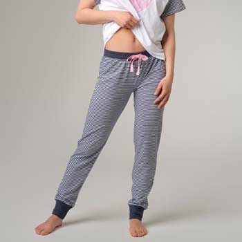 100% organic cotton Long Heart pajama pants