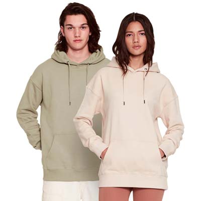 Oversized organic cotton hoodie