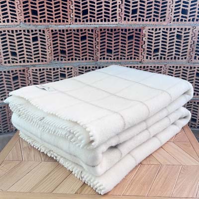[mantacamaind01] Maragata virgin wool blanket for single bed