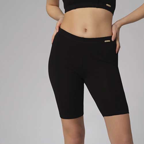 Legging corto deporte mujer algodón orgánico