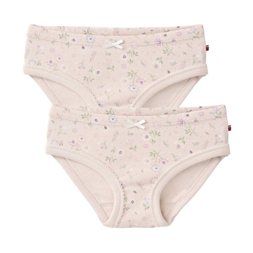 Pack of 100% organic cotton flower girl panties