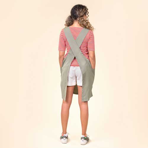 Davantal jardinera cotó orgànic 100%