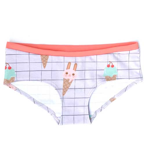 Braga Bikini cotó orgànic Gelat