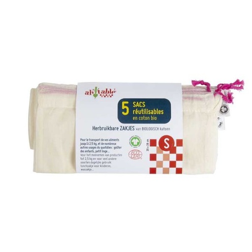 Pack 5 bosses reutilitzables per a compra a granel, mida S