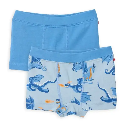 100% organic cotton Dragons boxer pack for boys
