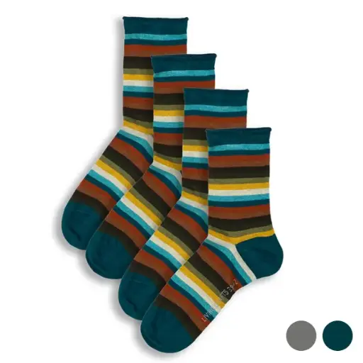 ALEXIS pack of organic cotton socks without elastic