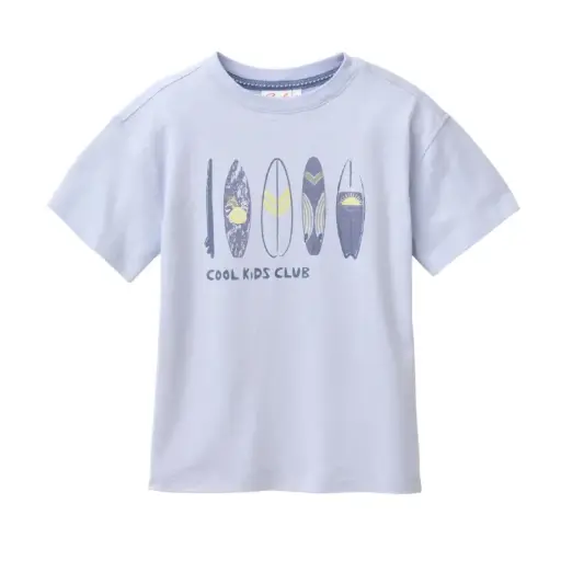 100% organic cotton short-sleeved T-shirt for boys Surf