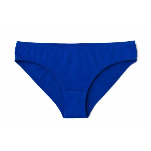 Braga bikini algodón orgánico Marino
