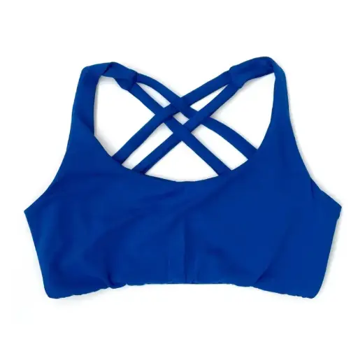 Navy Organic Cotton Bikini Top Bra