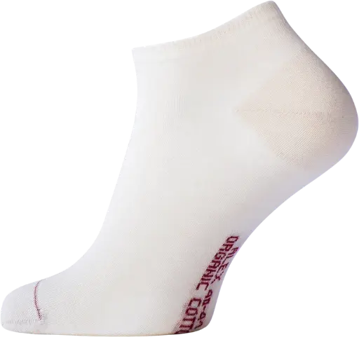 Calcetín tobillero deportivo de algodón orgánico