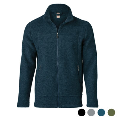 100% Merino wool fleece for men, eco-friendly