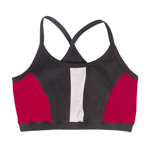 Sostenidor top cotó orgànic creuat tricolor COMAZO
