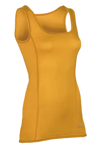 Camiseta técnica tirantes lana merino y seda slim fit Mujer