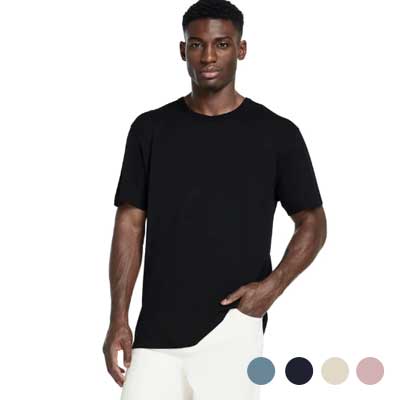 Camiseta 100% algodón orgánico LISA para hombre