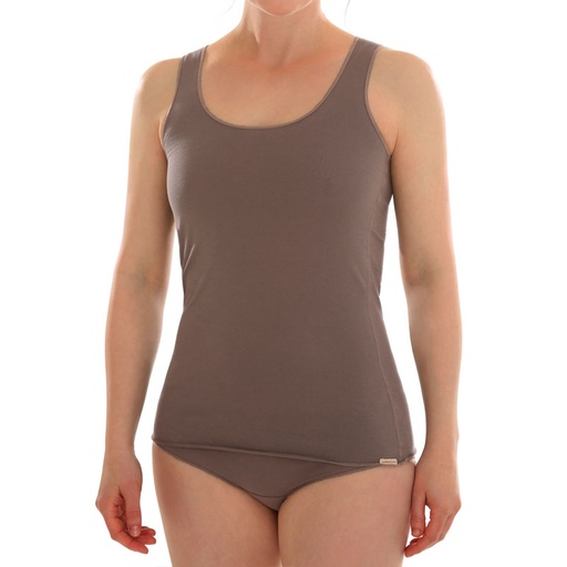 Camiseta interior 100% algodón orgánico, tirantes gruesos